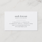 Carte De Visite Doughnut rose (Dos)