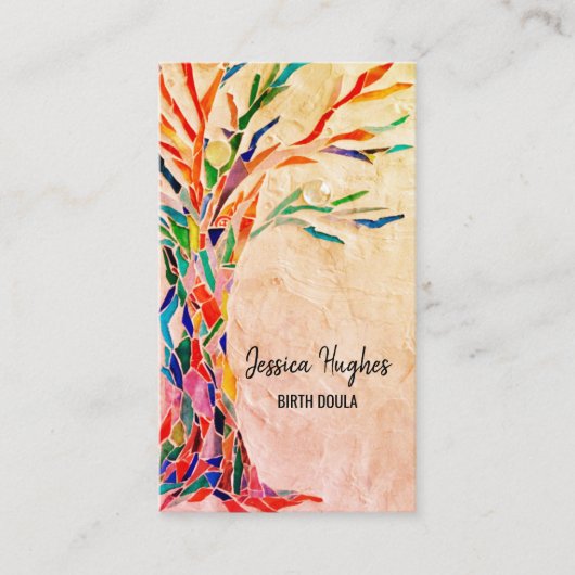 Carte de visite Doula (Devant)