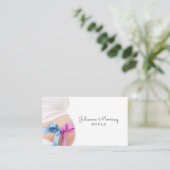 Carte De Visite Doula, bosse de bébé enceinte (Debout devant)