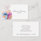 Carte De Visite Doula, bosse de bébé enceinte (Devant / Derrière)