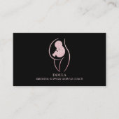 Carte De Visite Doula Grossesse Infirmière Entraîneur de naissance (Devant)