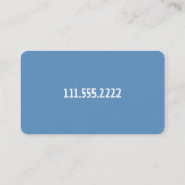 Carte De Visite Doula Lactation Blue (Dos)