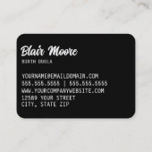 Carte De Visite Doula sage-femme expérimentée (Dos)