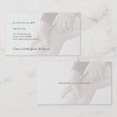 Carte De Visite Douleur dans le dos de la jambe (Devant / Derrière)