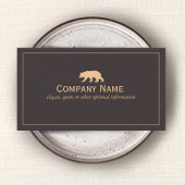 Carte de visite d'ours