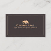 Carte de visite d'ours (Devant)