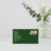 Carte de visite d'ours Kermode (Debout devant)