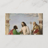 Carte De Visite Douter de Thomas avec St Magnus, c.1504-05 (Dos)