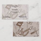Carte de visite d'outils (Devant / Derrière)