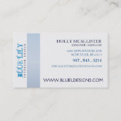 Carte de visite d'outre-mer de lis (Dos)