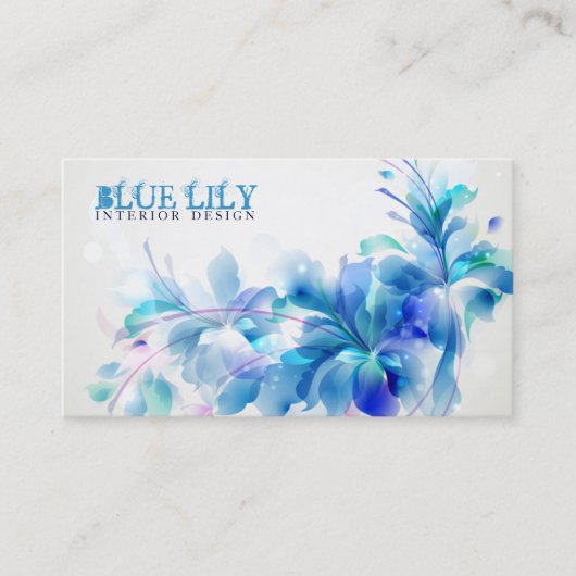 Carte de visite d'outre-mer de lis (Devant)