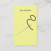 Carte de visite d'ouvrière couturière (Dos)