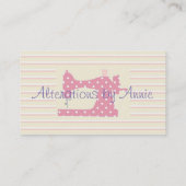 Carte de visite d'ouvrière couturière de tailleur (Dos)