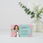 Carte de visite doux de boulangerie (Debout devant)