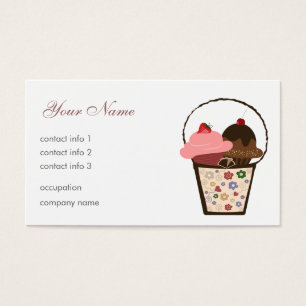 Carte de visite doux de cadeau