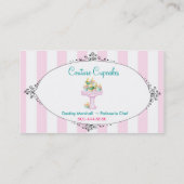 Carte de visite doux de petits gâteaux de couture (Dos)