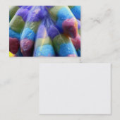 Carte de visite doux de sucrerie de coton (Devant / Derrière)