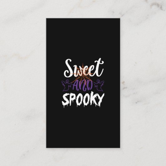 Carte De Visite doux et éffrayant (Devant)