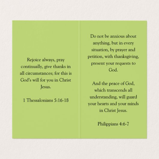 Carte De Visite Dove avec Cross Forest Green Vertical Foltical (Intérieur déplié)