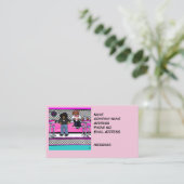 Carte De Visite Doxie Rock and Roll (Debout devant)