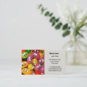 Carte De Visite Dragée à la gelée de sucre mignonne (Debout devant)