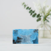 Carte De Visite dragfly bleus (Debout devant)