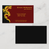 Carte De Visite Dragon (Devant / Derrière)