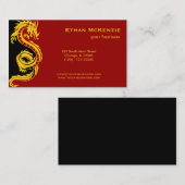 Carte De Visite Dragon (Devant / Derrière)