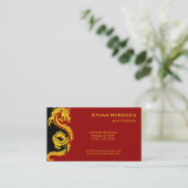 Carte De Visite Dragon (Debout devant)