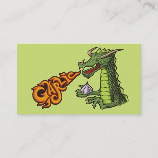 Carte De Visite Dragon d'ail (Dos)