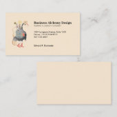 Carte De Visite Dragon d'Alchimie (Devant / Derrière)