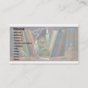 Carte De Visite Dragon de biscuit