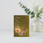 Carte De Visite DRAGON DE MER 2 TOPAZ MONOGRAMME jaune rouge blanc (Debout devant)