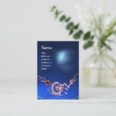 Carte De Visite DRAGON DE MER 2 TOPAZ MONOGRAS bleu blanc rouge (Debout devant)