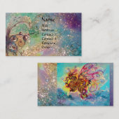 CARTE DE VISITE DRAGON DE MER / PLANTE DE BOUTEILLE MAGIQUE (Devant / Derrière)