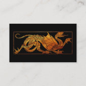 Carte De Visite Dragon de papier (Dos)
