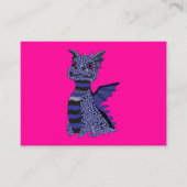 Carte De Visite Dragon Diamant Bleu (Devant)