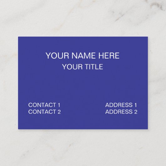 Carte De Visite Dragon Diamant Bleu (Dos)