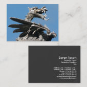 Carte De Visite Dragon, Hôtel de Ville, Cardiff (Devant / Derrière)