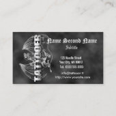 Carte De Visite Dragon médiéval de Tattooer (Dos)