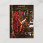 Carte de visite Dragon Podcasting (Devant)