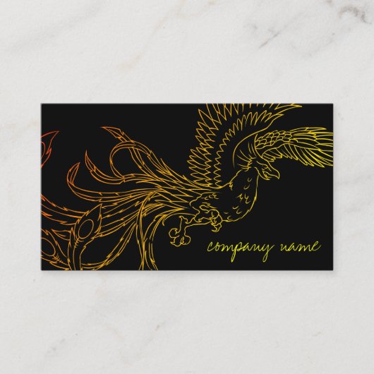 Carte De Visite dragon volant (Devant)
