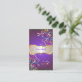 Carte De Visite Dragonflies de PixDezines/Royal Purple (Debout devant)