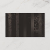 Carte De Visite Dragonflies de Steampunk sur arrière - plan rayé b (Dos)