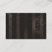 Carte De Visite Dragonflies de Steampunk sur arrière - plan rayé b (Dos)