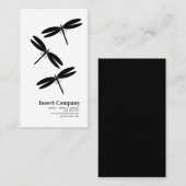 Carte De Visite Dragonflies Pest Control Company Logo (Devant / Derrière)