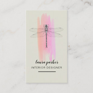 Carte De Visite Dragonfly Creative Designer Nature Consultancy