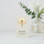 Carte De Visite Dragonfly Creative Designer Nature Green (Debout devant)