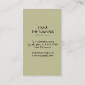 Carte De Visite Dragonfly Creative Designer Nature Rose (Dos)