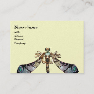Carte De Visite DRAGONFLY FEMME IMAGINAIRE JEWEL Black Ivory